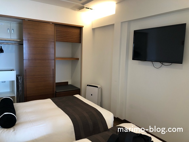 沖縄アラマハイナコンドホテルスーペリアルームの寝室（1歳子連れ宿泊記）
