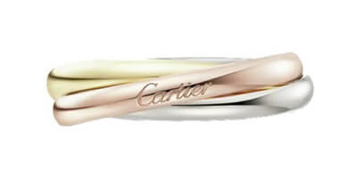 カルティエトリニティリングSMの定価
