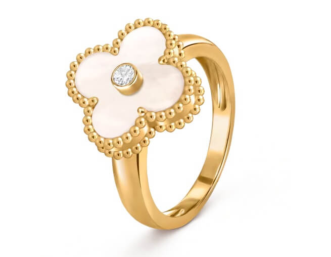 ヴァンクリーフマザーオブパールのリング定価