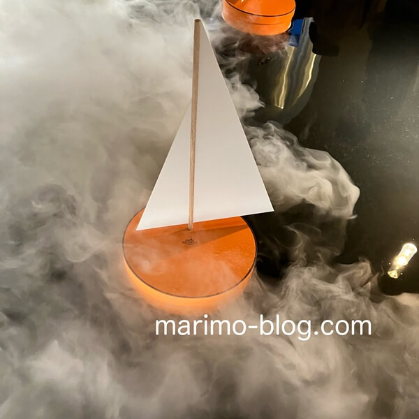 エルメス馬探しイベント（バスルームのヨット）