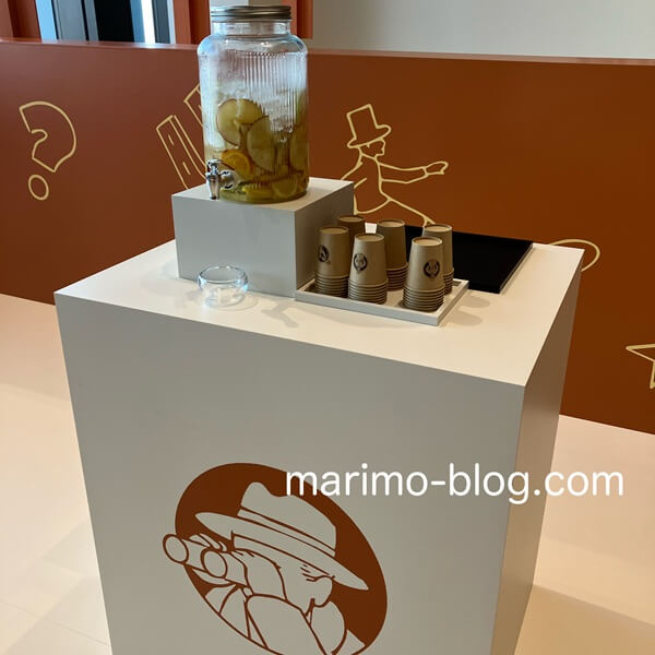 エルメス馬探しイベントの無料ドリンク