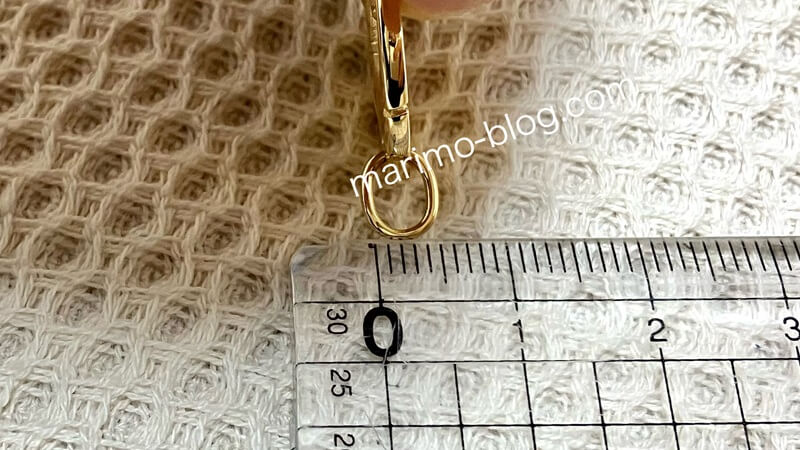 ヴァンクリゾディアックのマルカンサイズを測ってみた