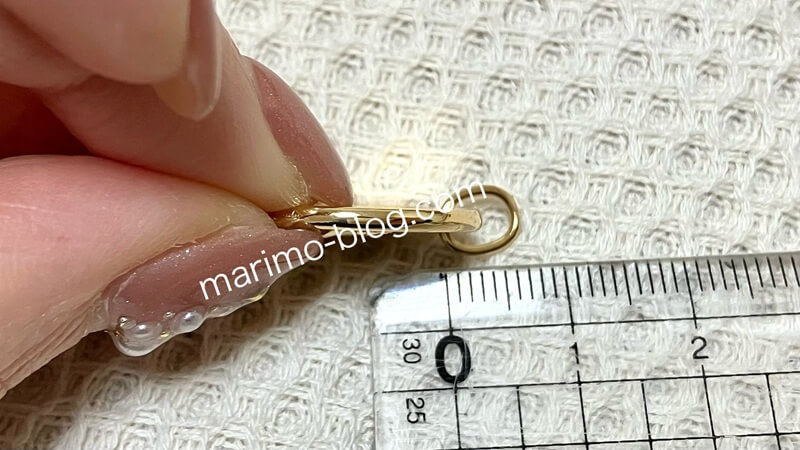 ヴァンクリゾディアックのマルカンサイズを測ってみた