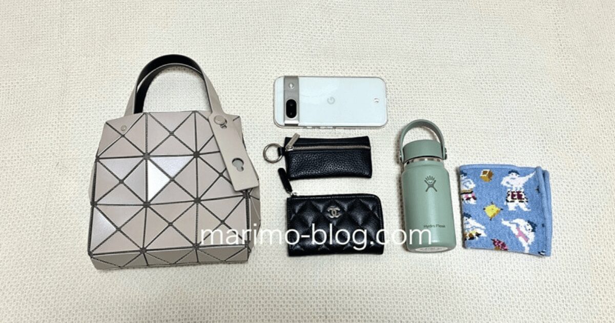 BAOBAO CARAT（ミニサイズ）の容量レビュー！ミニボトルや財布は入る？サイズ感を徹底検証