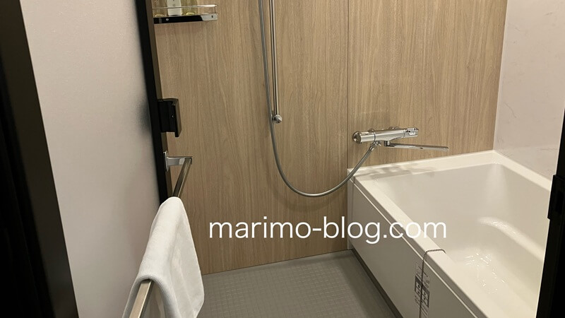 ザロイヤルパークホテル舞浜のお風呂場も広い